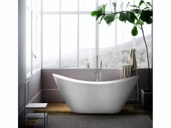 Bañera Exenta|Bañera Freestanding ovalada de diseño moderno Instalación libre Siro