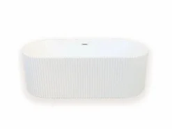 ELITESHOPPING Bañera Exenta|Bañera independiente 168 x 74 cm blanca – Hope