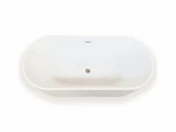 ELITESHOPPING Bañera Exenta|Bañera independiente 168 x 74 cm blanca – Hope