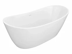 Bañera independiente blanca - 360 L - Acrílico - 190 x 89 x 72 cm - BORAZA^Shower & Design Best