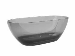 Shower & Design Bañera isla - 292L - 160 x 72 x 56 cm - - Resina - SPAVO Gris New