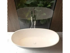 STANO Bañera Exenta|Bañera moderna Solid Surface MALMO exenta 165 cm