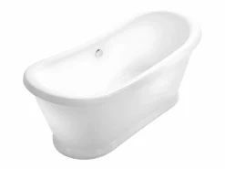 ROGIER & MOTHES Bañera Con Patas|Bañera retro PITTSBURGH con desagüe y sifón incluido 177 cm
