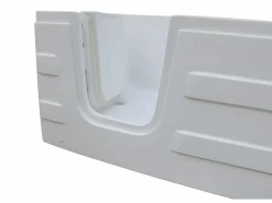 Bañera rinconera con puerta SERVEE - 235L - 170x76x62 cm - ángulo izquierdo - sifón^Shower & Design Outlet