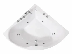 Bañera rinconera de 263 l 135 x 135 x Altura 57cm AGYNESS^Shower & Design Best