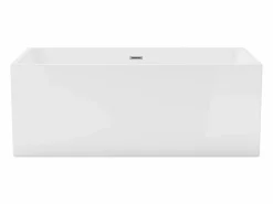 Bañera semi exenta rectangular blanca de 315 L, 170 x 80 x 58 cm, PIKAIA^Shower & Design Sale