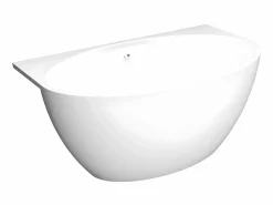 Bañera semi-exenta ovalado - 197 L - 151 x 94 x 60 cm - - Acrílico - PAGRUS^Shower & Design Clearance