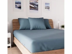 Soleil d'ocre Bajera ajustable de algodón 90x190 cm JERSEY Azul Sale