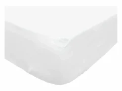 Soleil d'ocre Bajera ajustable de algodón 180x200 cm PERCALE Blanco