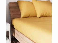 Soleil d'ocre Bajera ajustable de algodón 90x190 cm JERSEY mostaza Amarillo Outlet