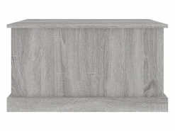 vidaxl Baúl almacenaje madera contrachapada sonoma 70x40x38 cm Gris