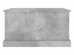 vidaxl Baúl Y Arcón|Baúl almacenaje madera contrachapada hormigón 70x40x38 cm