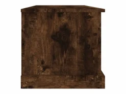 vidaxl Baúl almacenaje madera contrachapada roble ahumado 70x40x38 cm Color natural claro Discount