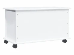 Baúl Y Arcón|Baúl almacenaje ruedas ALTA madera maciza 73x39,5x44 cm ES313110