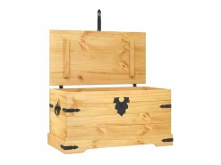 vidaxl Baúl Y Arcón|Accesorios De Almacenaje|Baúl de almacenaje Corona Range de pino mexicano 91x49,5x47 cm