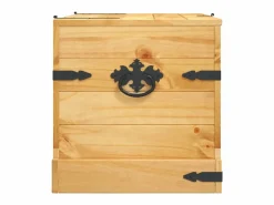 vidaxl Baúl Y Arcón|Accesorios De Almacenaje|Baúl de almacenaje Corona Range de pino mexicano 91x49,5x47 cm