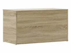 Baúl de almacenaje madera contrachapada color roble 84x42x46cm^vidaxl Discount