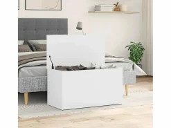 vidaxl Baúl Y Arcón|Baúl de almacenamiento madera contrachapada 84x42x46 cm