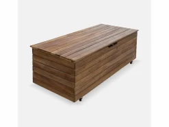 Sweeek Baúl De Jardín|Baúl de jardín de madera, 110l marrón