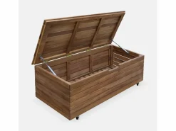 Sweeek Baúl De Jardín|Baúl de jardín de madera, 110l marrón