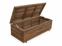 Sweeek Baúl De Jardín|Baúl de jardín de madera, 110l marrón