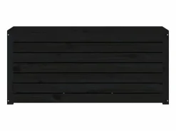 Baúl de jardín madera maciza de pino 101x50,5x46,5 cm ES576205^ Online