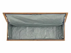 vidaxl Baúl De Jardín|Baúl de jardín madera maciza de teca 150x50x55 cm