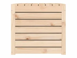 Baúl de jardín madera maciza de pino 101x50,5x46,5 cm^vidaxl Sale