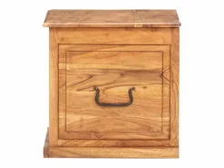 vidaxl Baúl Y Arcón|Baúl de madera maciza de acacia 40x40x40 cm