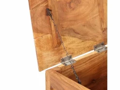 vidaxl Baúl Y Arcón|Baúl de madera maciza de acacia 40x40x40 cm
