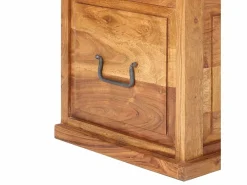 vidaxl Baúl Y Arcón|Baúl de madera maciza de acacia 40x40x40 cm
