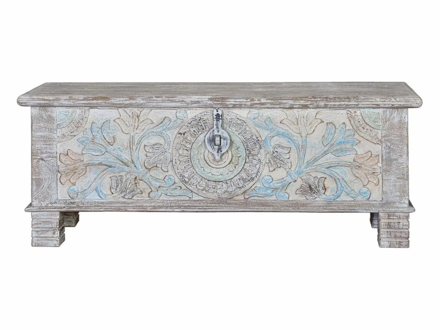 Giner y colomer Baúl de madera mango tonos pastel Multicolor Online