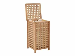 Baúl de ropa 39 x 39 x 65 cm Madera maciza de nogal^ Sale