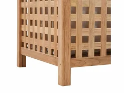 Baúl de ropa 39 x 39 x 65 cm Madera maciza de nogal^ Sale