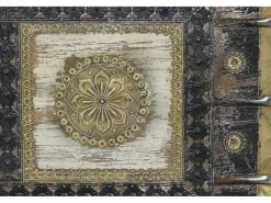 Giner y colomer Baúl Y Arcón|Accesorios De Almacenaje|Baúl en madera de mango y detalles en bronce