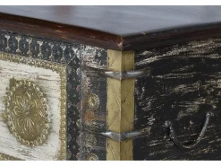 Giner y colomer Baúl Y Arcón|Accesorios De Almacenaje|Baúl en madera de mango y detalles en bronce