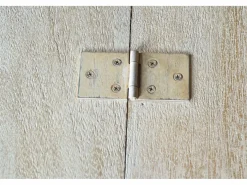 Giner y colomer Baúl madera de mango envejecido Blanco Outlet