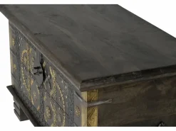 Giner y colomer Baúl madera de mango marron oscuro Marru00f3n New