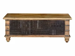 Giner y colomer Baúl madera de mango y detalles oscuros Marru00f3n Best