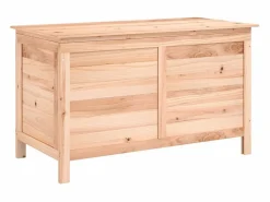 vidaxl Baúl De Jardín|Baúl para cojines de jardín madera maciza abeto 99x50x56,5 cm