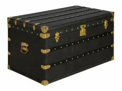 Angel Cerda Baúl piel 5159 Negro Clearance