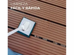 Terraza|Baldosas de exterior – set de 11 piezas (1 m²), composite WPC antideslizante 30x30 cm