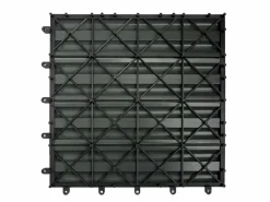 Baldosas es para Terraza 30x30cm WPC 11 piezas x 1m² azulejos balcón jardín suelo madera exterior sistema clic facil instalación y limpieza cobertura total 3m²^ Discount