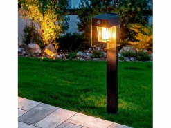 Baliza de Pie Exterior Solar LED 1,5W 46cm Aluminio con Sensor de Movimiento Efren Square^Ledkia Sale