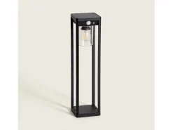 Ledkia Energía Solar|Baliza de Pie Exterior Solar LED 2W 40cm Aluminio con Sensor de Movimiento Devah