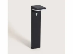 Ledkia Energía Solar|Baliza de Pie Exterior Solar LED 4W 50cm Aluminio con Sensor de Movimiento Edwan