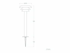 Ledkia Energía Solar|Baliza de Pie Exterior Solar LED 1,5W 50cm Acero Inoxidable Biel