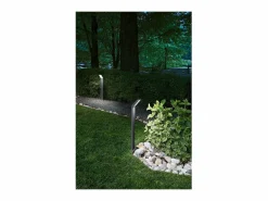 Baliza LED de jardín Path - 12 W, IP65, 1050 lm, 60 cm de altura, 3000 K, aluminio pintado, color antracita - Perenz Gris Best