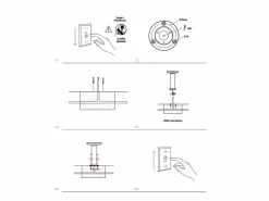 Baliza LED Mac Floor Corten 3000K - 12W IP65 de 30 cm de altura para exterior en aluminio - Downlight - Beneito & Faure^ New