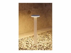 Baliza LED Mac Floor XL 3000K - 12W IP65 60cm de altura para exterior en aluminio - Downlight - Beneito & Faure Negro Best
